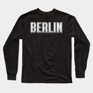 Berlin Stadt Retro Berliner Schriftzug Stadtkind Long Sleeve T-Shirt